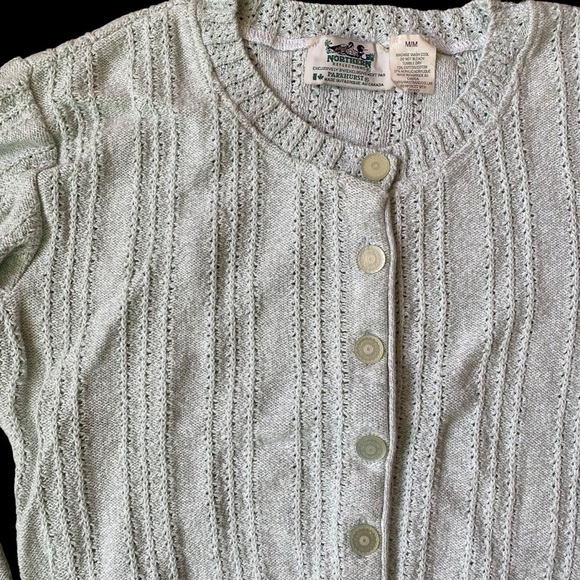 Vintage Northern Reflections Women's Blend Button Front Cardigan Sweater SZ M - Picture 4 of 11